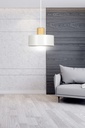 Torin 1 pendant lamp – White – photo 9