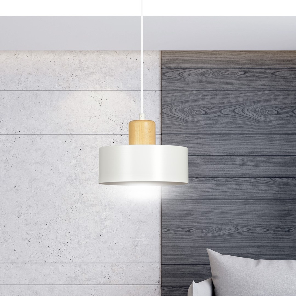 Torin 1 pendant lamp – White – photo 10