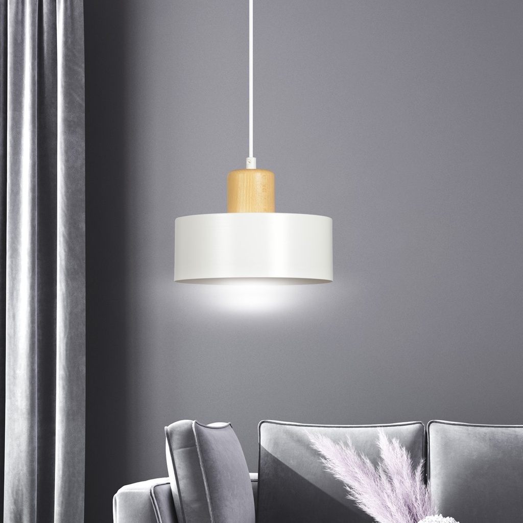 Torin 1 pendant lamp – White – photo 12