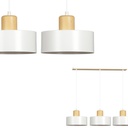 Torin 3 pendant lamp – White – photo 4