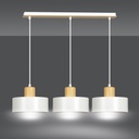 Torin 3 pendant lamp – White – photo 7
