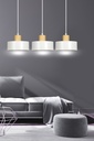Torin 3 pendant lamp – White – photo 8