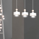 Tuniso 3 pendant lamp – White – photo 3