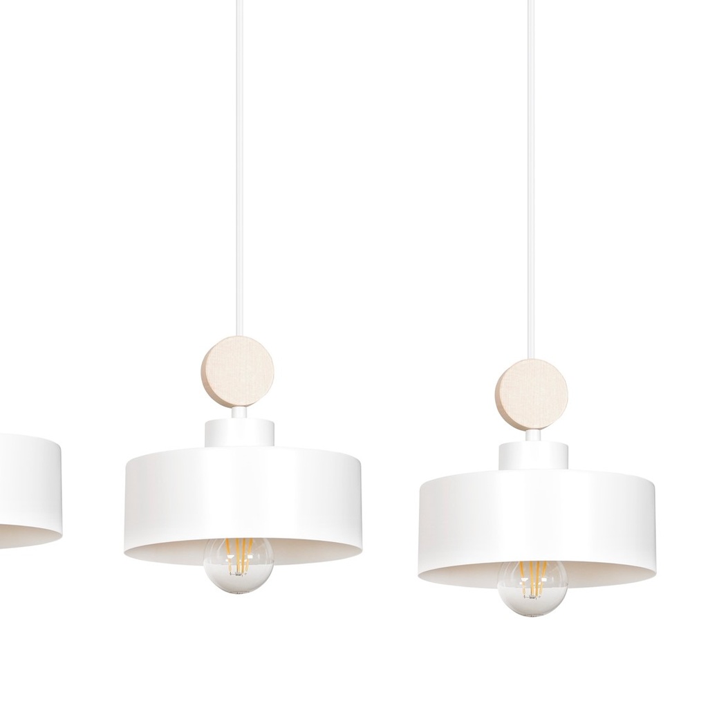 Tuniso 3 pendant lamp – White – photo 7