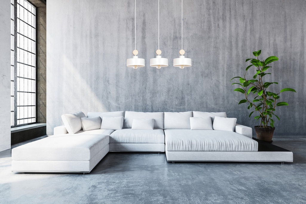 Tuniso 3 pendant lamp – White – photo 8