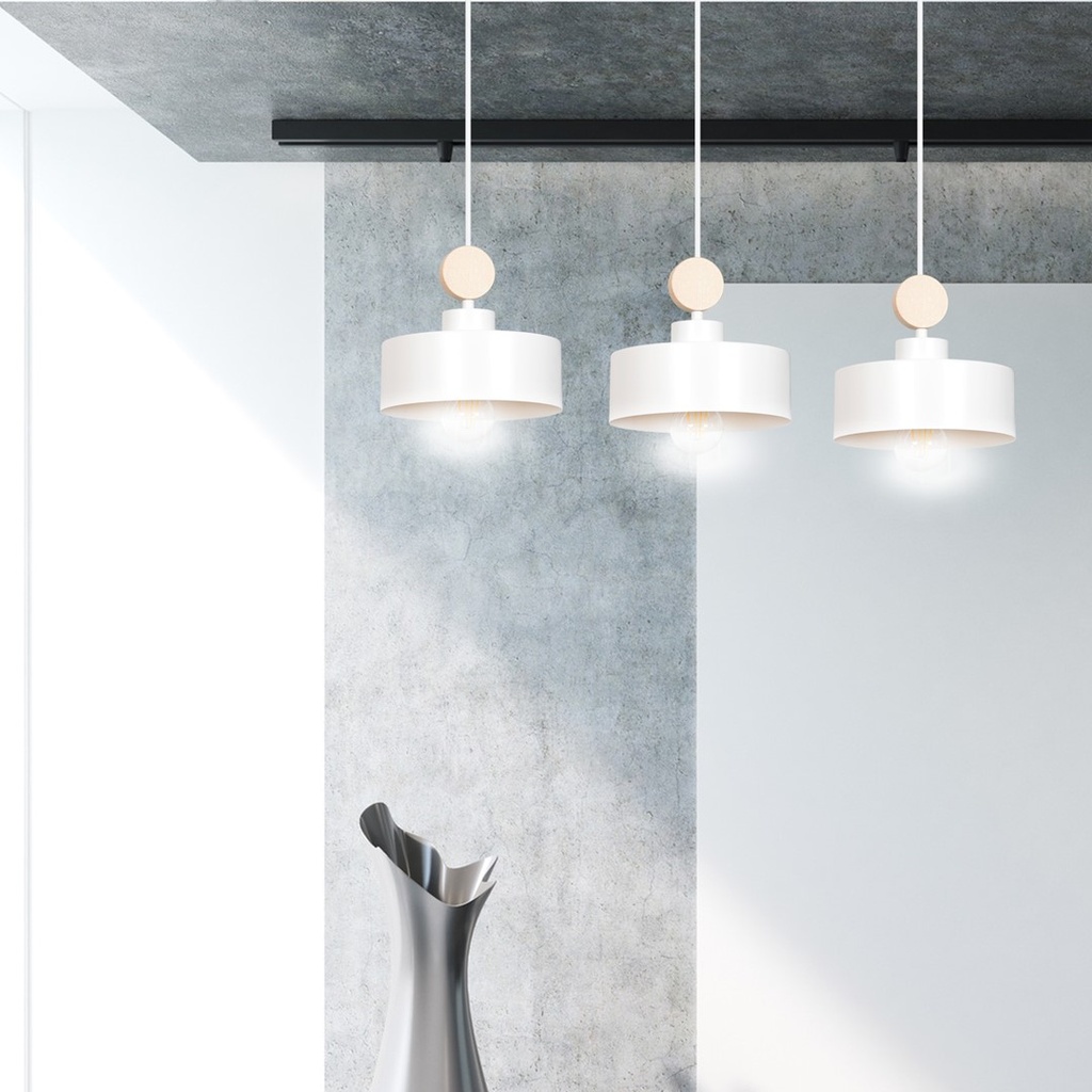 Tuniso 3 pendant lamp – White – photo 11