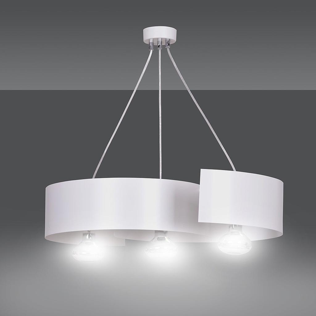 Vixon 3 pendant lamp – White – photo 3