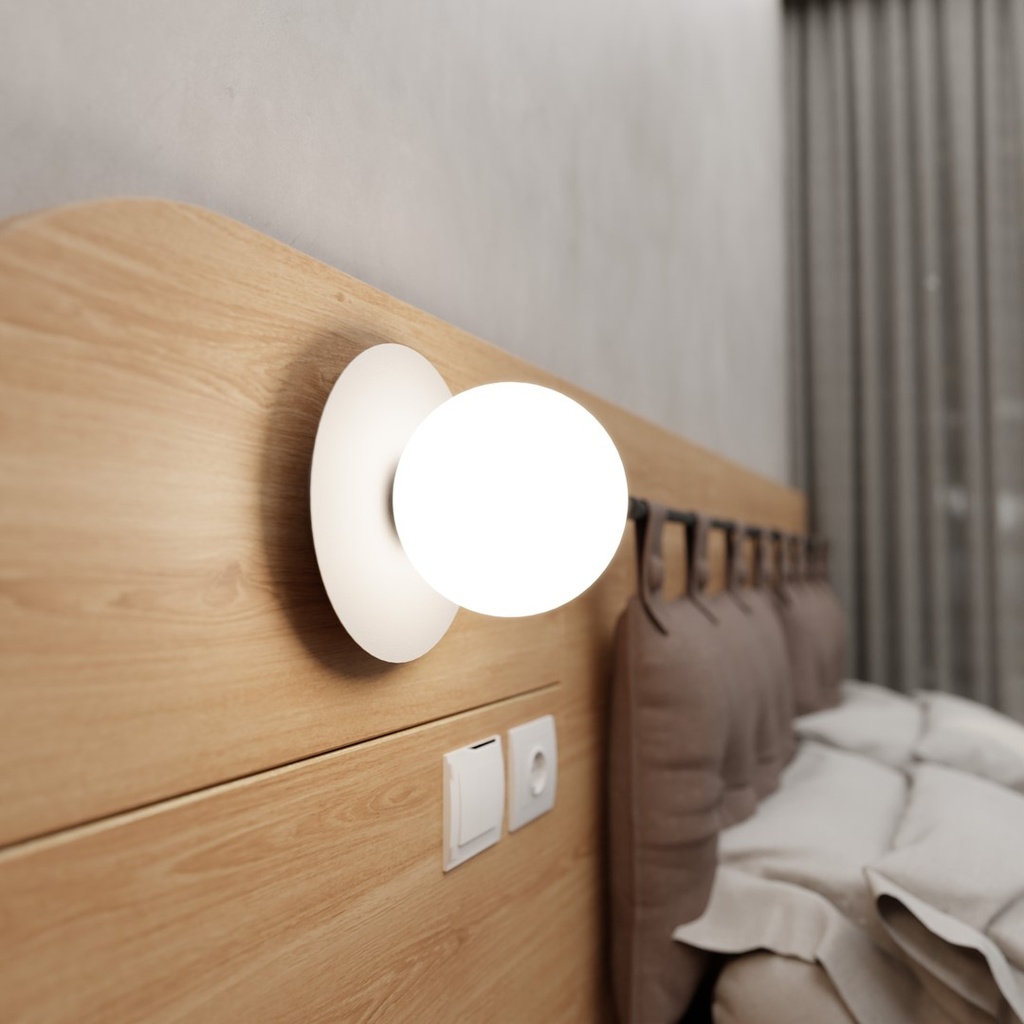Minerva K1 wall lamp – White – photo 4