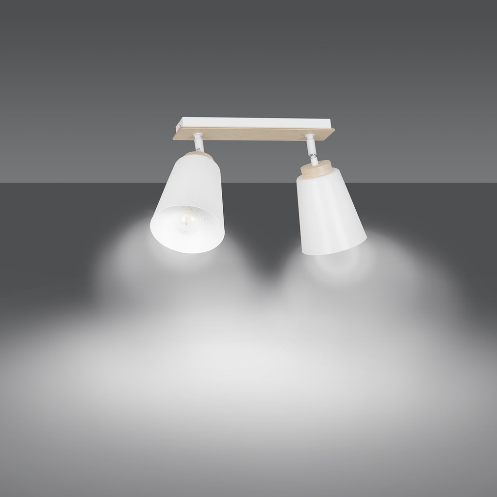 Atlas 2 ceiling lamp – White – photo 4