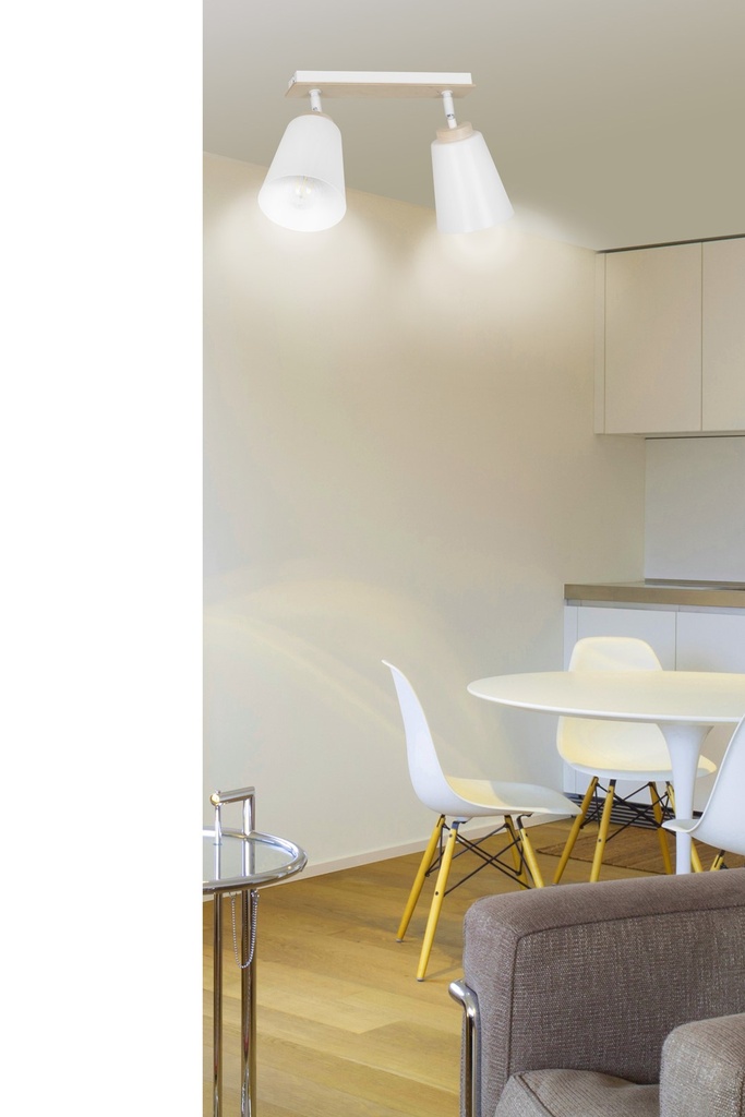 Atlas 2 ceiling lamp – White – photo 6