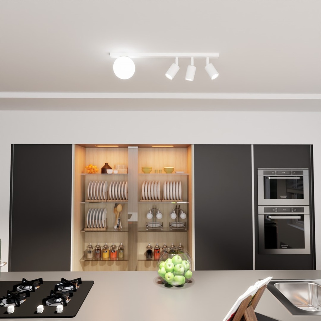 Baster 4 ceiling lamp – White – photo 6