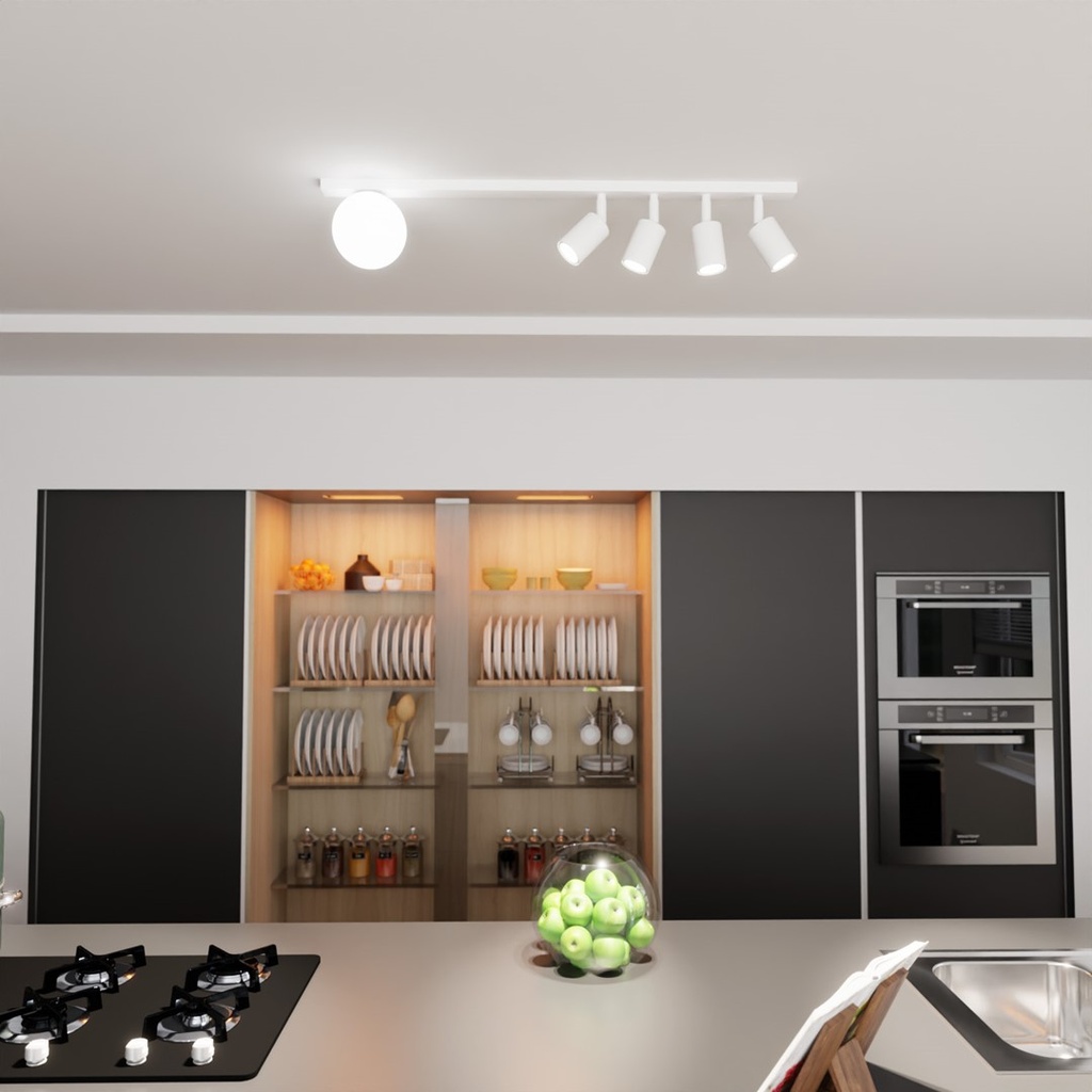 Baster 5 ceiling lamp – White – photo 6