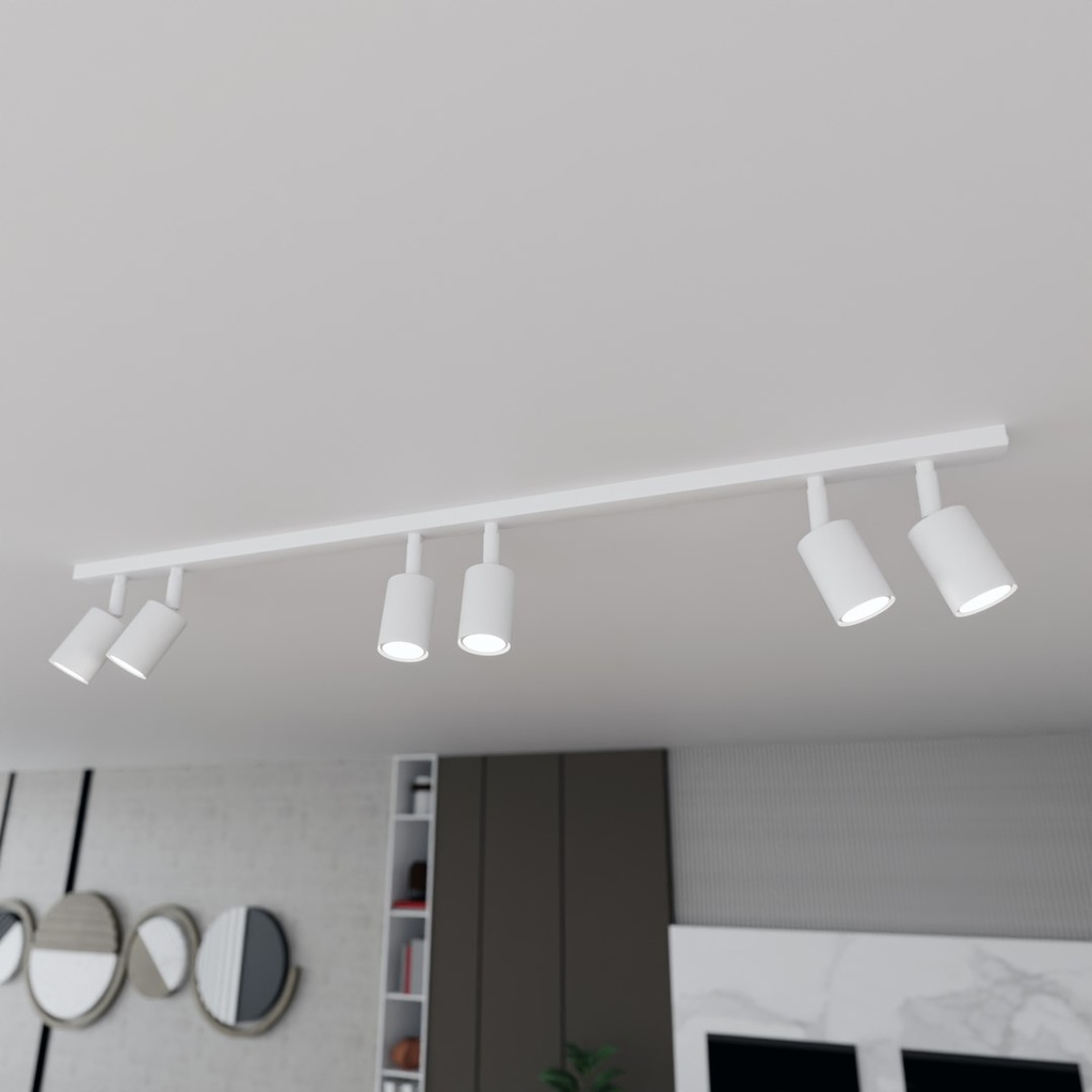 Flash 6 ceiling lamp – White – photo 5