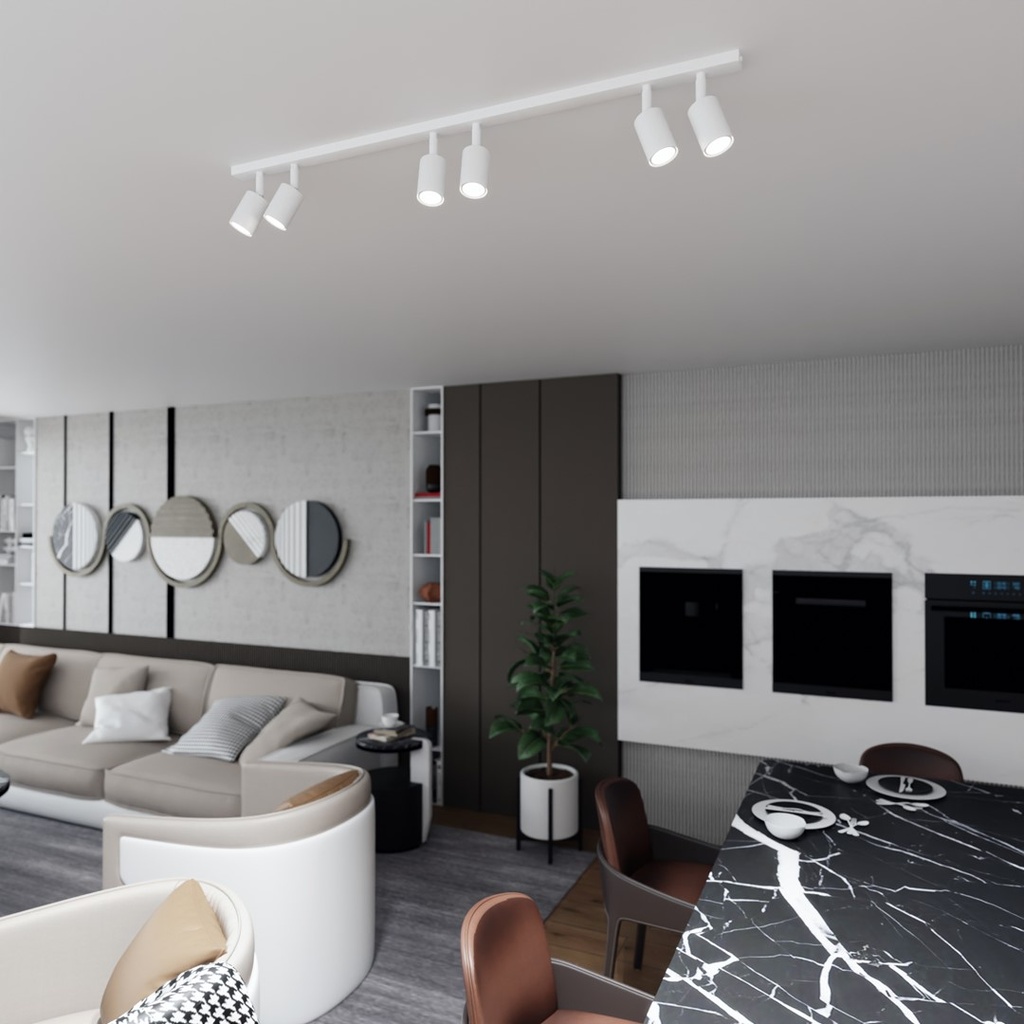Flash 6 ceiling lamp – White – photo 7