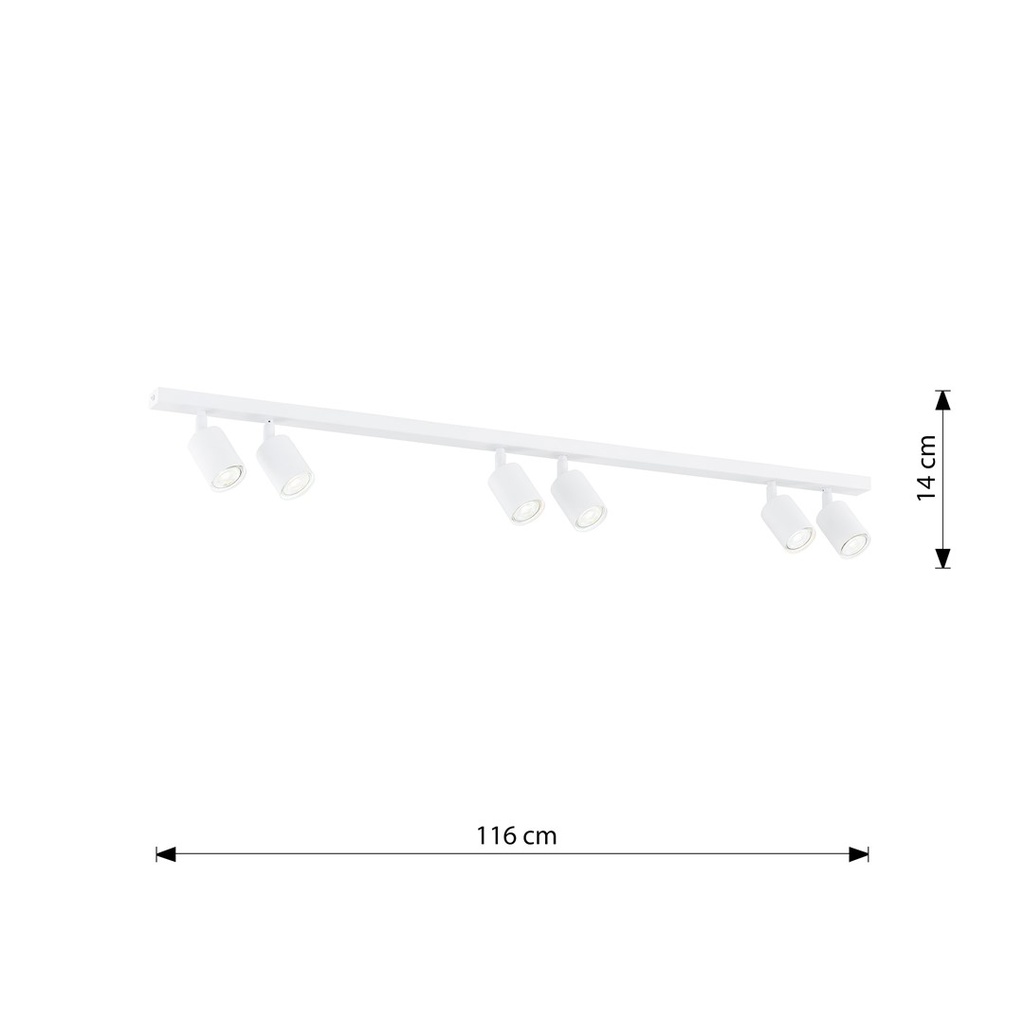 Flash 6 ceiling lamp – White – photo 11