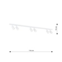 Flash 6 ceiling lamp – White – photo 11