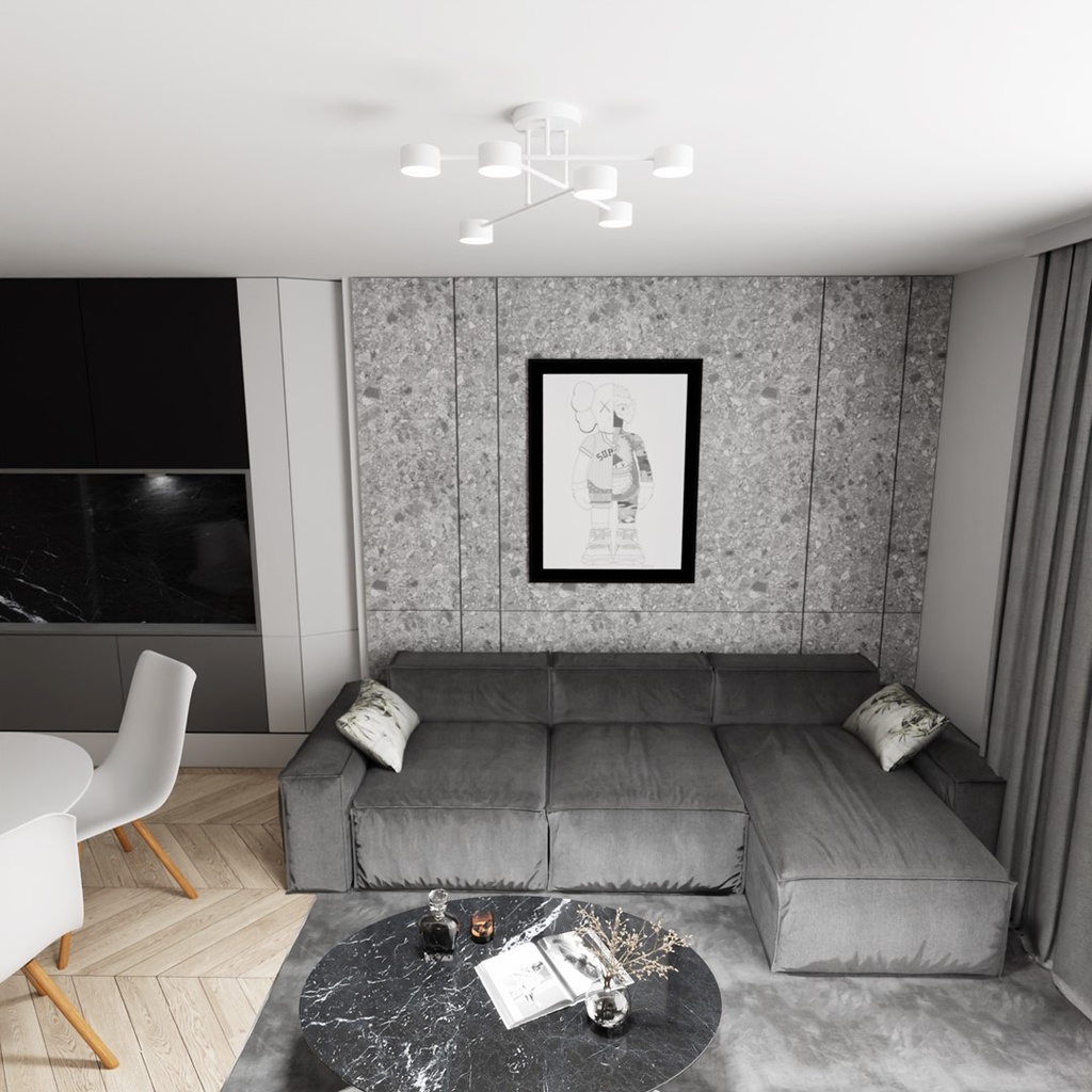 Halo 6 ceiling lamp – White – photo 5