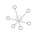 Halo 6 ceiling lamp – White – photo 8