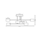 Halo 6 ceiling lamp – White – photo 10