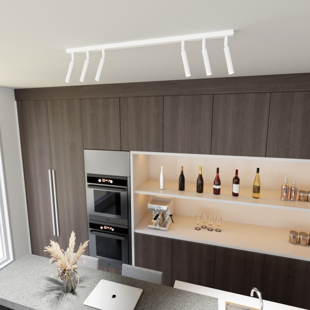 Ivi 6 ceiling lamp – White – photo 3