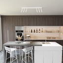 Ivi 6 ceiling lamp – White – photo 5