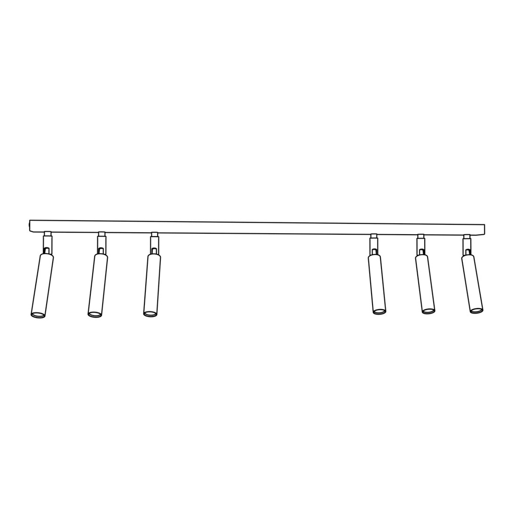 Ivi 6 ceiling lamp – White – photo 7