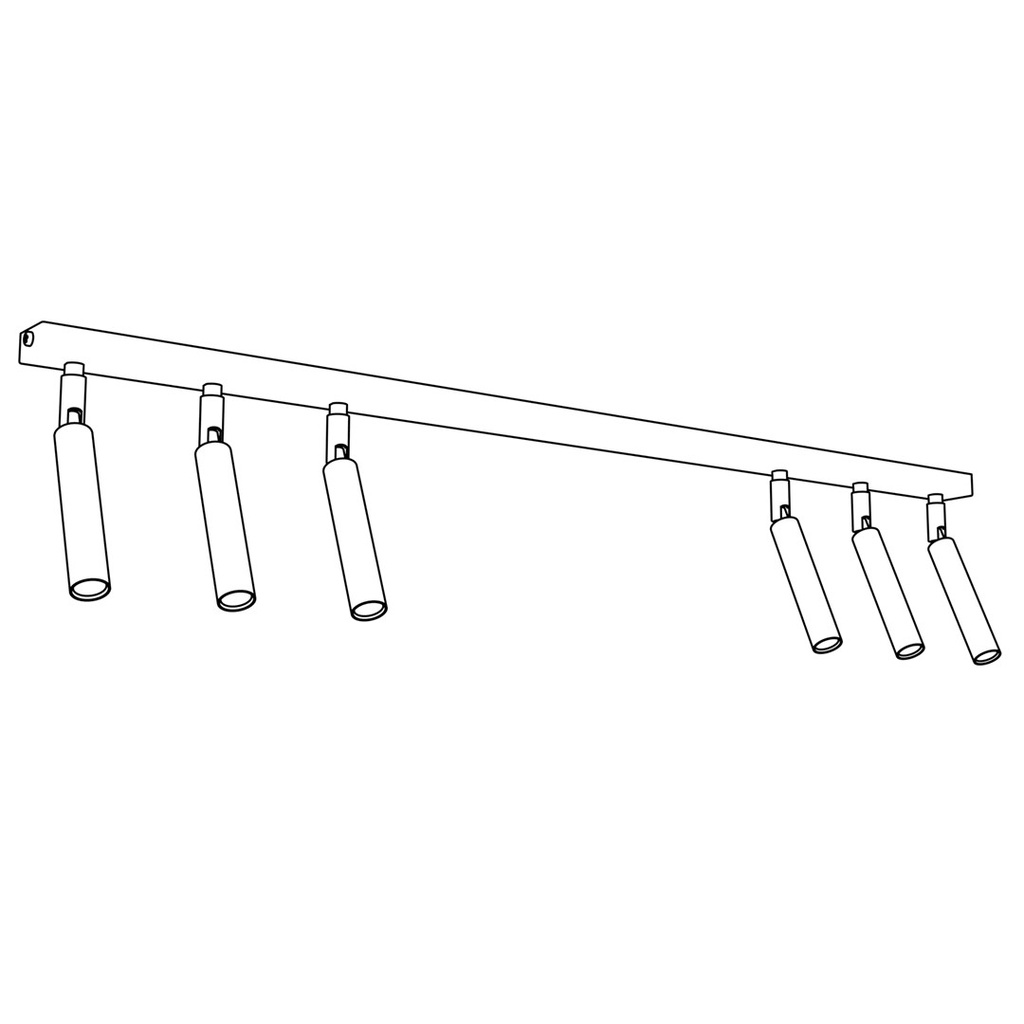 Ivi 6 ceiling lamp – White – photo 8
