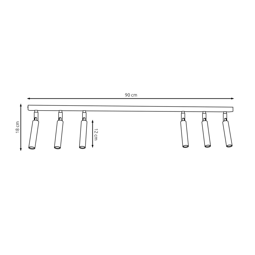 Ivi 6 ceiling lamp – White – photo 10