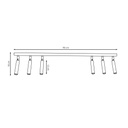 Ivi 6 ceiling lamp – White – photo 10