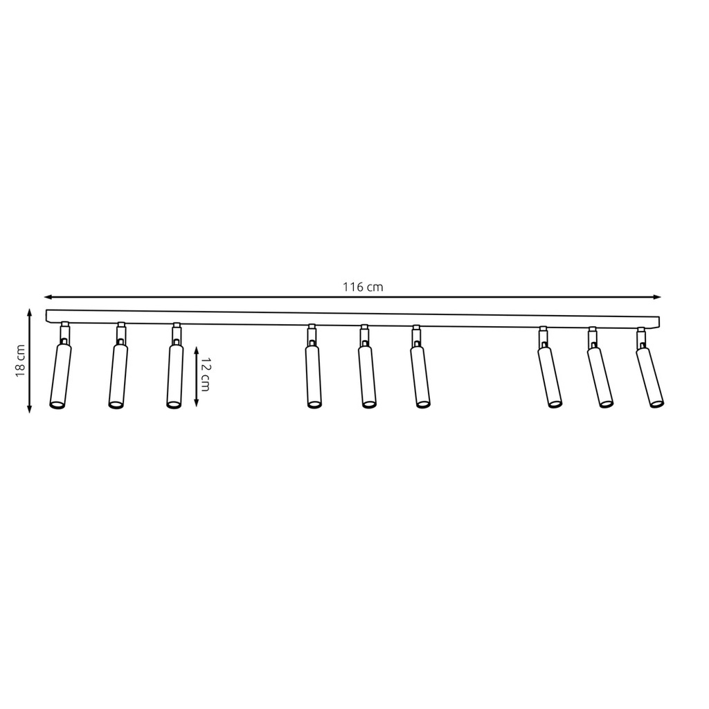 Ivi 9 ceiling lamp – White – photo 3