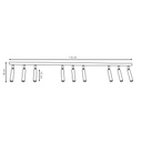 Ivi 9 ceiling lamp – White – photo 3