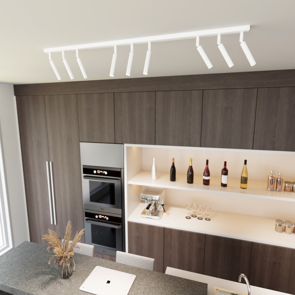 Ivi 9 ceiling lamp – White – photo 4