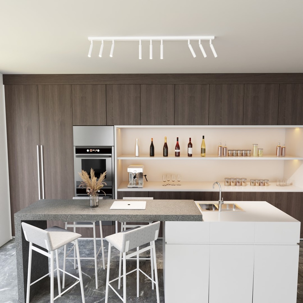 Ivi 9 ceiling lamp – White – photo 6