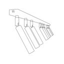 Ivi 9 ceiling lamp – White – photo 9