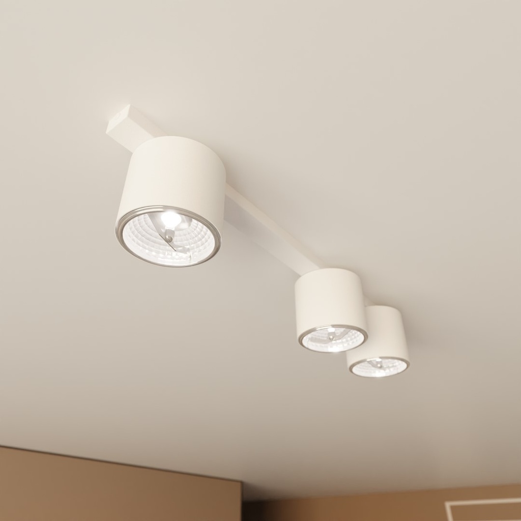 Nano 3 ceiling lamp – White – photo 5