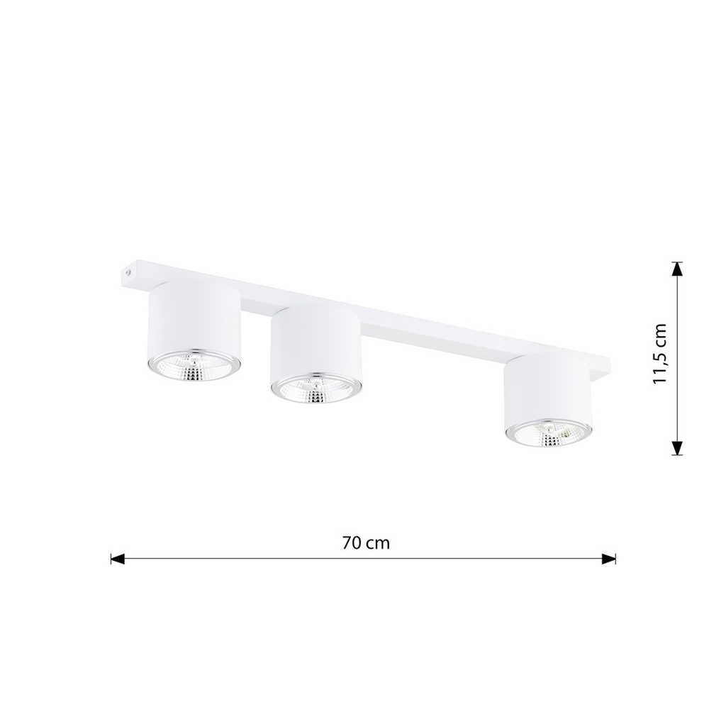Nano 3 ceiling lamp – White – photo 9