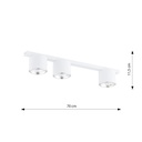 Nano 3 ceiling lamp – White – photo 9