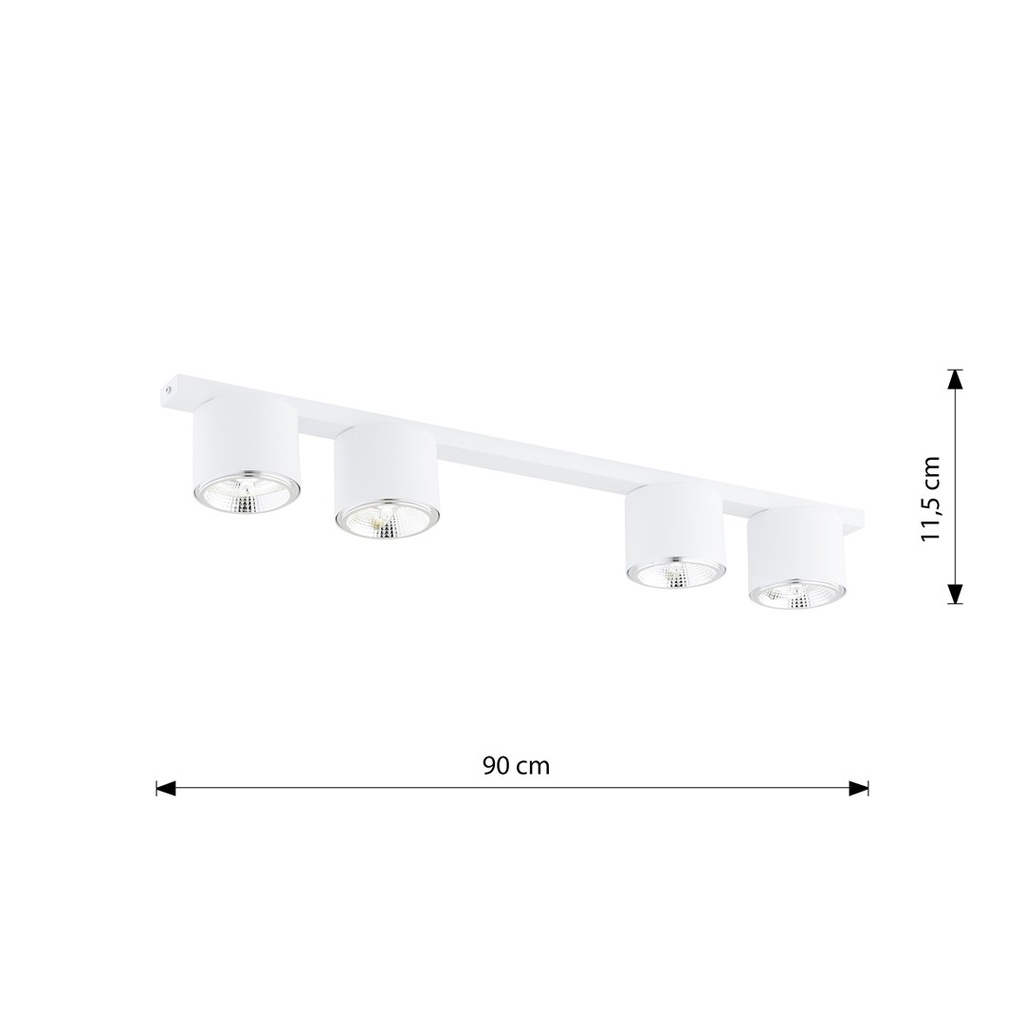 Nano 4 ceiling lamp – White – photo 10