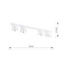 Nano 4 ceiling lamp – White – photo 10