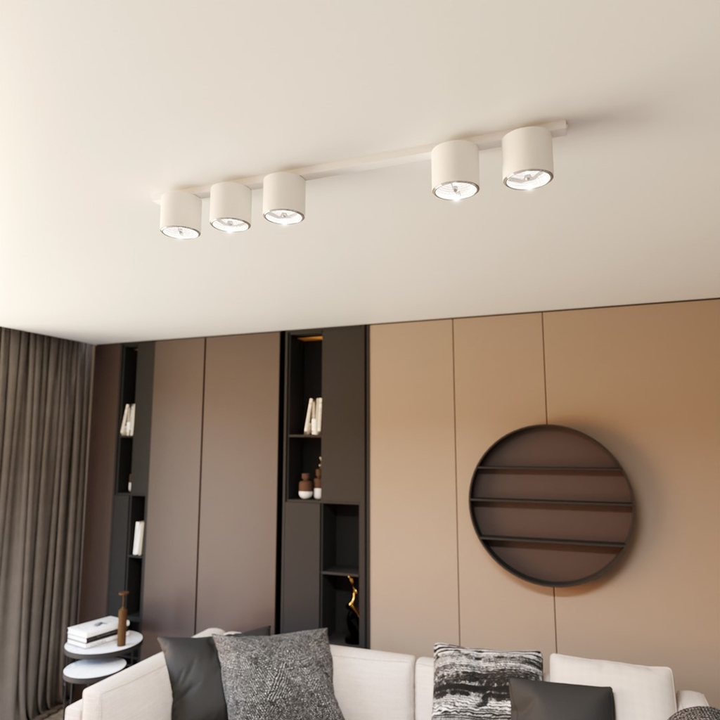 Plafonnier Nano 5 – Blanc – photo 4