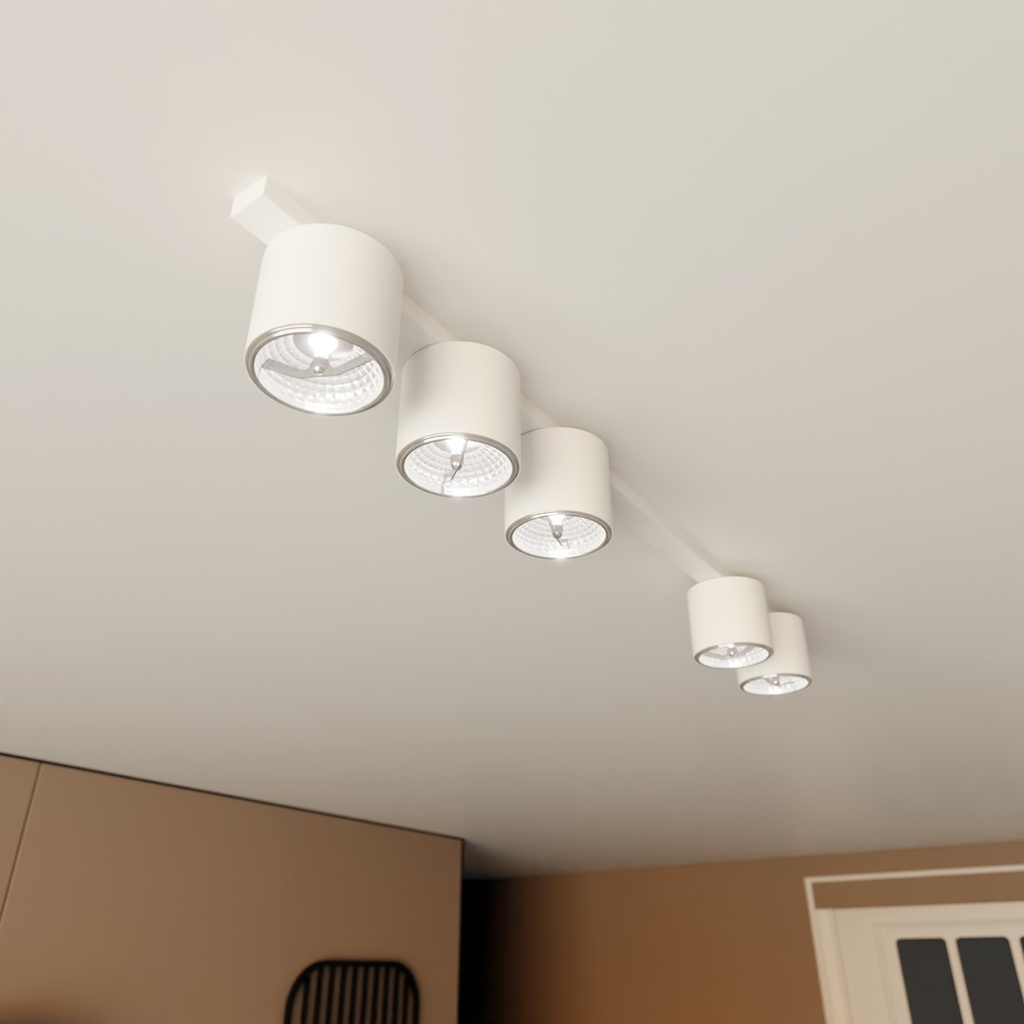 Plafonnier Nano 5 – Blanc – photo 7