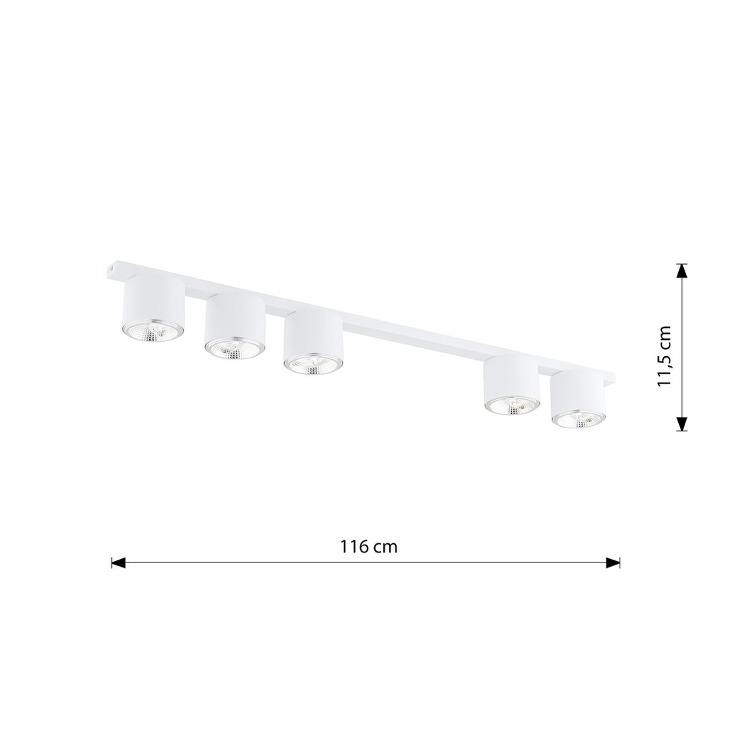 Plafonnier Nano 5 – Blanc – photo 10