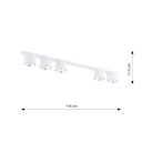 Plafonnier Nano 5 – Blanc – photo 10