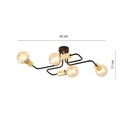 Veken 4 ceiling lamp – Gold – photo 5