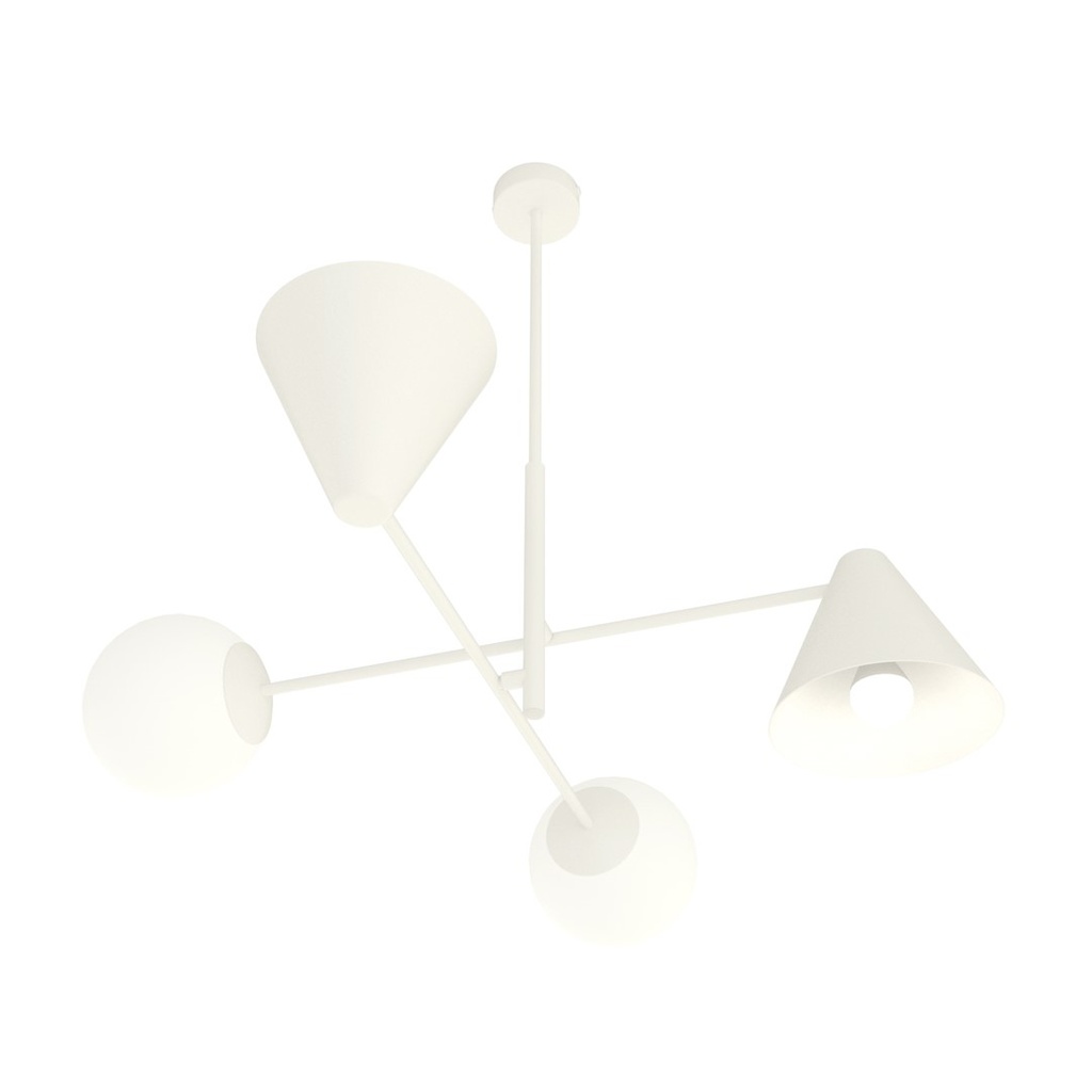 Hermes 4 chandelier – White – photo 6