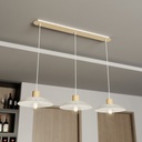 Kobe 3 chandelier – White – photo 4