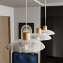 Kobe 3 chandelier – White – photo 5