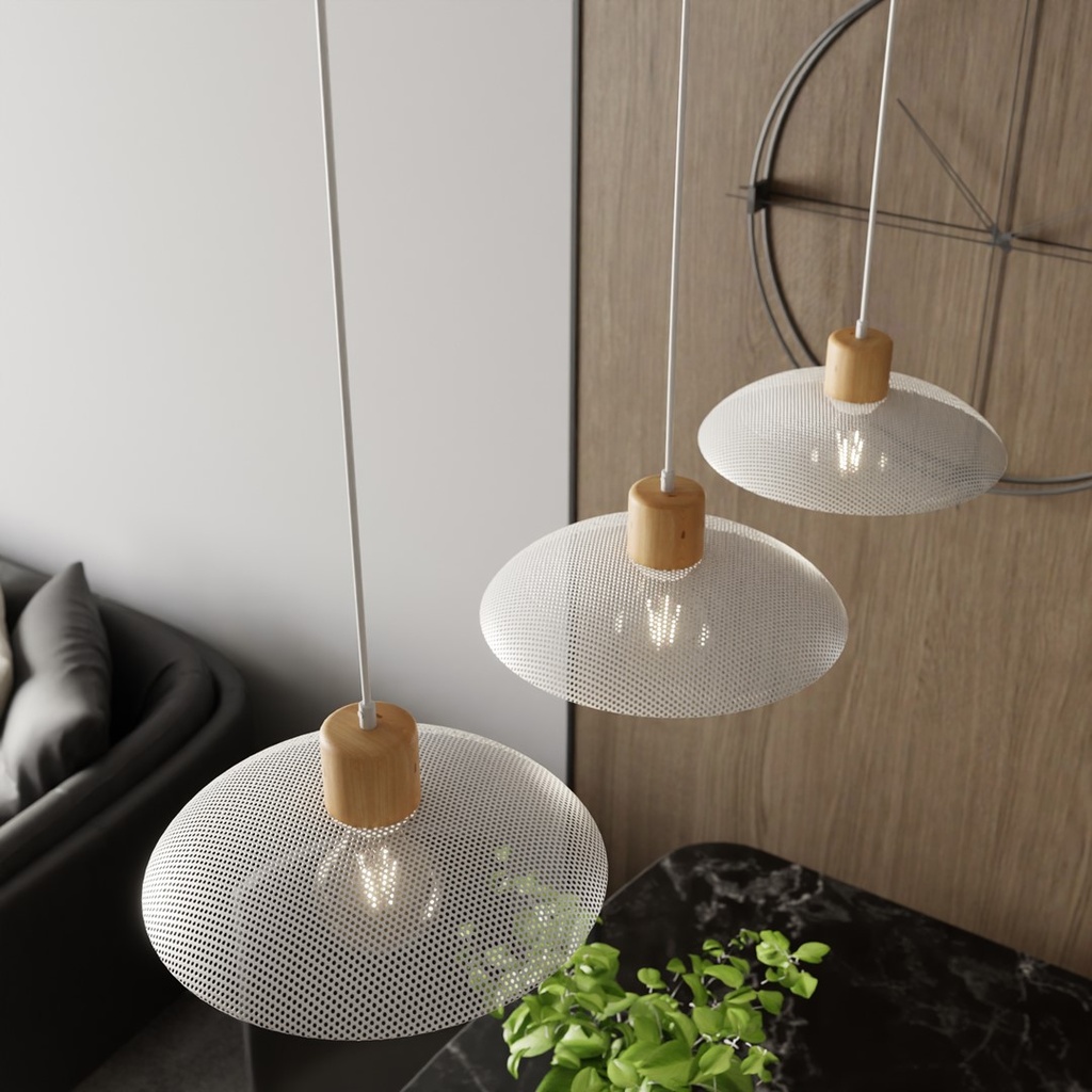 Kobe 3 chandelier – White – photo 6