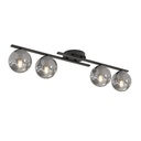 KAIRO 4 Black/Opal Ceiling Lamp – graphite – photo 3