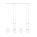 Glam 4 pendant lamp – White, opal – photo 3